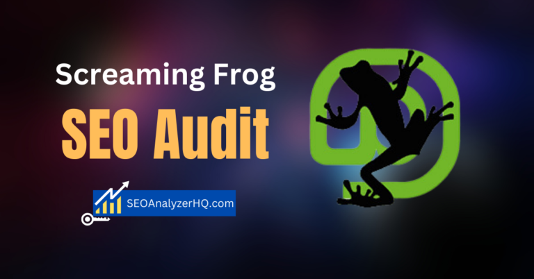 Screaming Frog SEO Audit